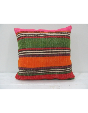 Vintage Colorful Turkish Kilim Pillow Cover