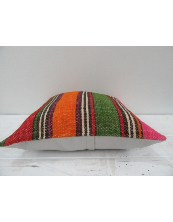 Vintage Colorful Turkish Kilim Pillow Cover