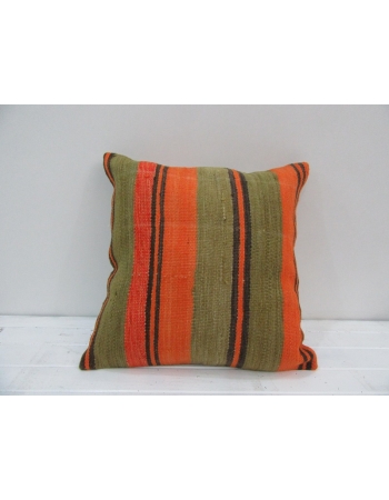 Vintage Colorful Decorative Turkish Kilim Pillow Cover