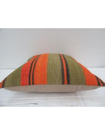 Vintage Colorful Decorative Turkish Kilim Pillow Cover