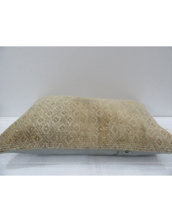 Vintage Handmade Beige Pillow Cushion Cover