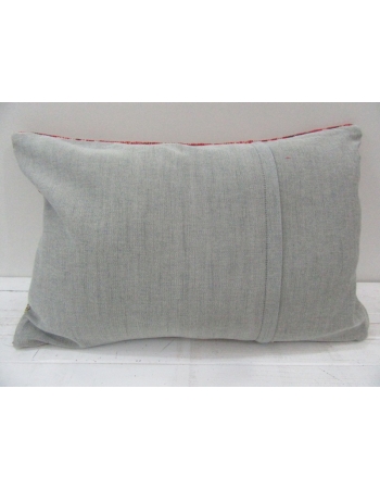 Vintage Handmade Beige and Coral Pillow Cushion Cover