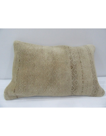 Vintage Handmade Beige Pillow Cushion Cover