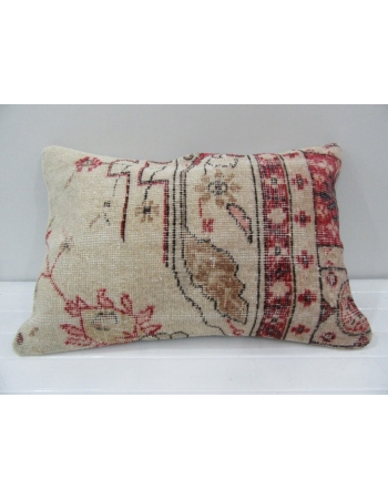 Vintage Handmade Floral Designed Pillow Cushion Cover