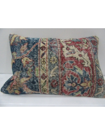 Vintage Handmade Distressed Floral Designed Pillow Cushion Cover