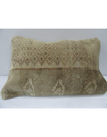 Vintage Handmade Beige Pillow Cushion Cover