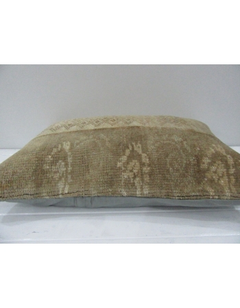 Vintage Handmade Beige Pillow Cushion Cover