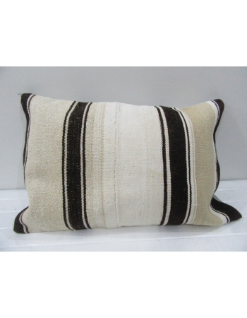 Vintage Handwoven Striped Kilim Cushion Cover