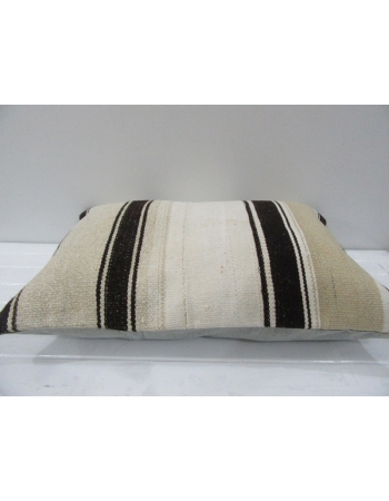 Vintage Handwoven Striped Kilim Cushion Cover
