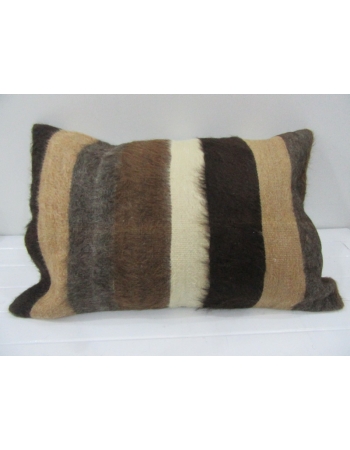 Vintage Handwoven Striped Natural Kilim Cushion Cover