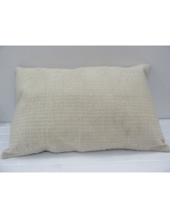 Vintage Handmade Natural Beige Kilim Pillow Cover