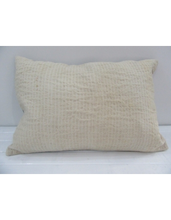 Vintage Handmade Natural Beige Kilim Pillow Cover