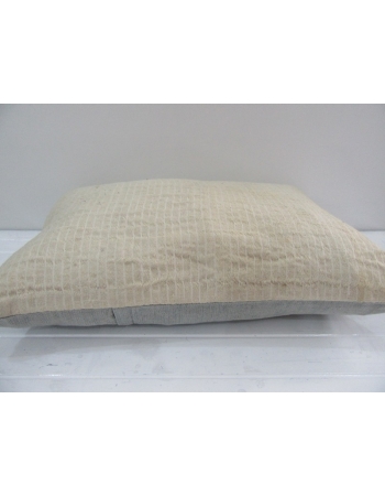 Vintage Handmade Natural Beige Kilim Pillow Cover