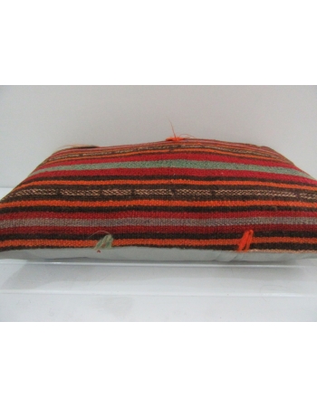 Vintage Handmade Colorful Striped Kilim Cushion Cover