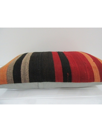 Vintage Handmade Colorful Striped Kilim Cushion Cover