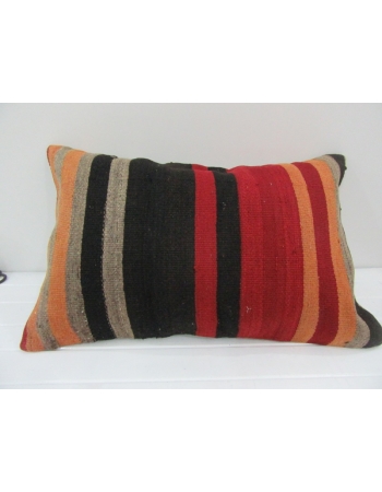 Vintage Handmade Colorful Striped Kilim Cushion Cover