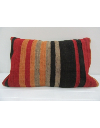 Vintage Handmade Colorful Striped Kilim Cushion Cover