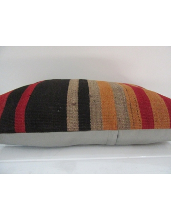 Vintage Handmade Colorful Striped Kilim Cushion Cover