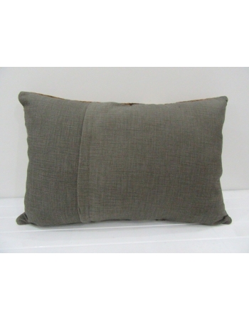 Vintage Handmade Beige Striped Brown Kilim Cushion Cover