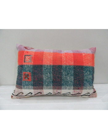 Vintage Handmade Happy Color Striped Kilim Cushion Cover