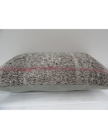 Vintage Handmade Red Striped Natural Turkish Kilim Pillow cover