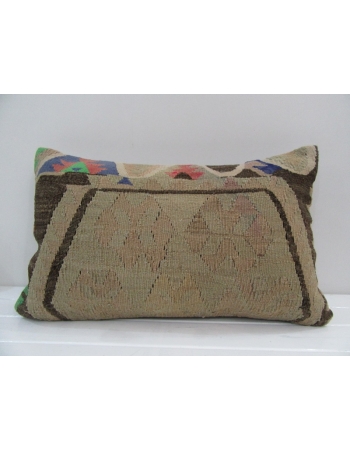 Vintage Handmade Embroidered Turkish Kilim Pillow cover