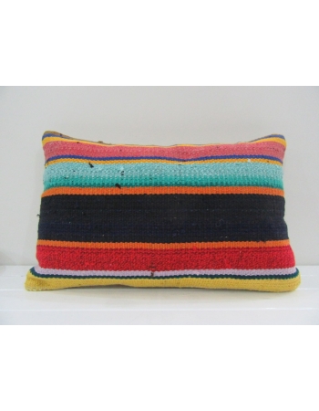 Vintage Handmade Colorful Turkish Kilim Pillow cover