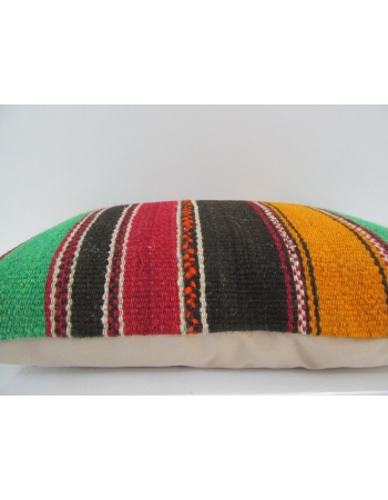 Vintage Handmade Colorful Turkish Kilim Pillow cover