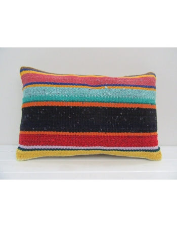 Vintage Handmade Colorful Turkish Kilim Pillow cover