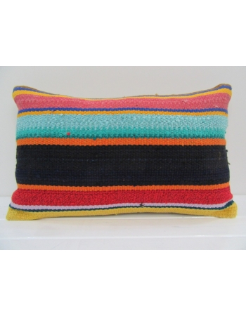 Vintage Handmade Colorful Turkish Kilim Pillow cover