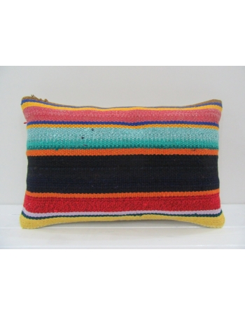 Vintage Handmade Colorful Turkish Kilim Pillow cover