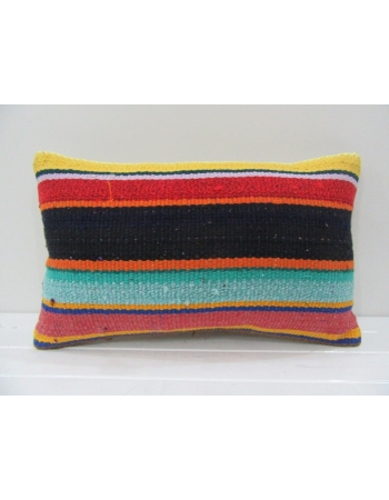 Vintage Handmade Colorful Turkish Kilim Pillow cover