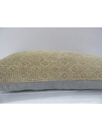 Vintage Handmade Beige Turkish Kilim Pillow cover