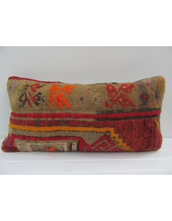 Vintage Handmade Decorative Multicolor Turkish Pillow Cover