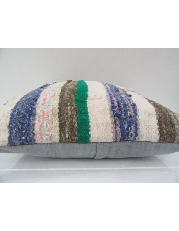 Vintage Handmade Multicolor Striped Turkish Kilim Pillow cover
