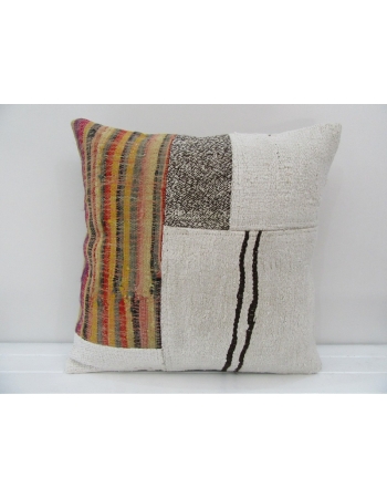 Handmade Decorative Patchwork Turkish Kilim Pillow Cover