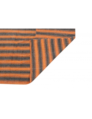 Orange & Brown Kilim Textiles - 6`7
