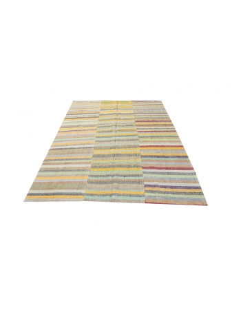 Vintage Colorful Kilim Textiles - 5`7