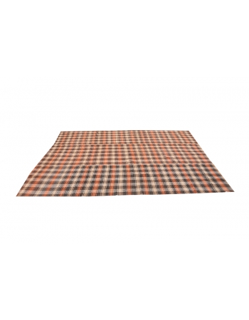 Brown & Orange Kilim Textiles - 6`7