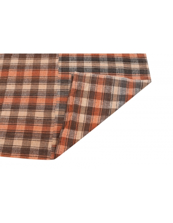 Brown & Orange Kilim Textiles - 6`7