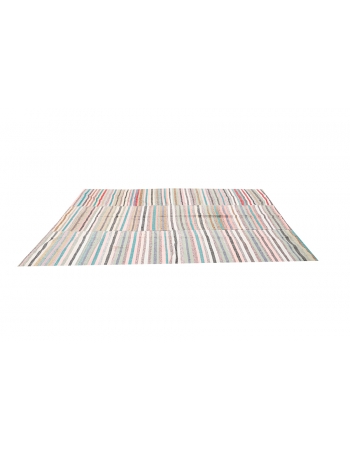 Colorful Striped Kilim Textiles - 6`1