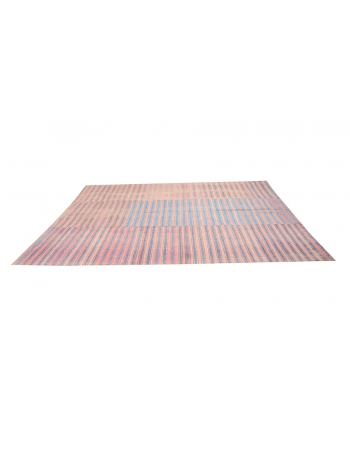 Vintage Striped Kilim Textiles - 6`9