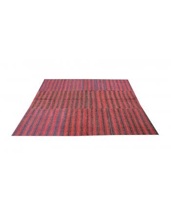 Striped Vintage Kilim Texties - 5`9
