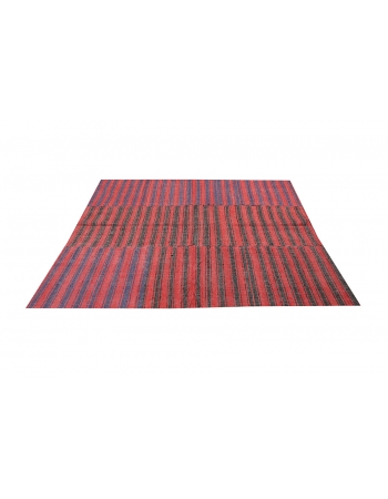 Striped Vintage Kilim Texties - 5`9