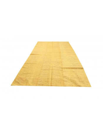 Yellow Vintage Kilim Textiles - 6`4