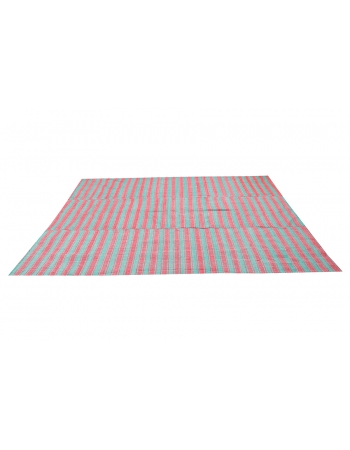 Green & Red Kilim Textiles - 6`0