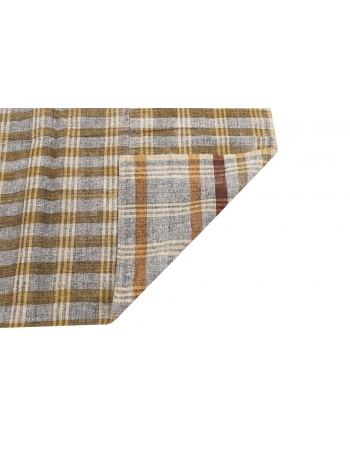 Gray & Mustard Vintage Kilim Textiles - 5`11