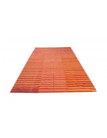 Orange & Mustard Kilim Textiles - 6`5