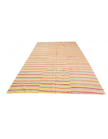 Vintage Colorful Kilim Textiles - 6`10