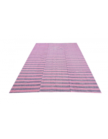 Pink & Blue Kilim Textiles - 6`3